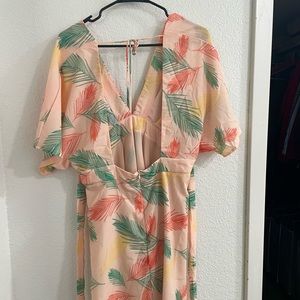 Women’s sundress. Short cute vacation dress
